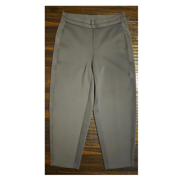 DEMOCRACY PULL ON STRAIGHT LEG PANT "SAGE GREEN" SZ 12 LARGE - Picture 1 of 6